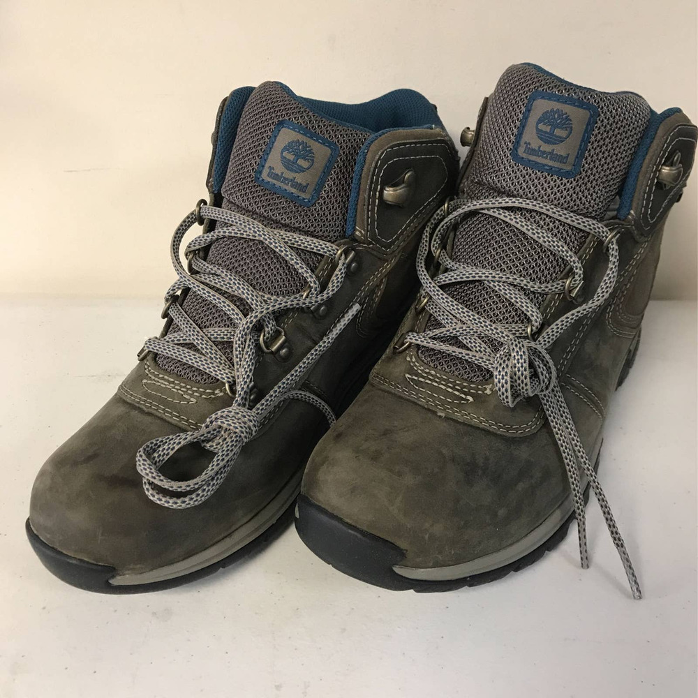 Timberland Women's Size 9.5 Mt. Maddsen Mid Waterproof Hiking Boots, Grey - Picture 3 of 10